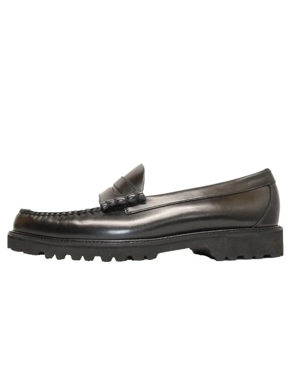 New! GH Bass Mens Larson Lug Weejuns® Penny Loafer Black 12W DD548 45W EU